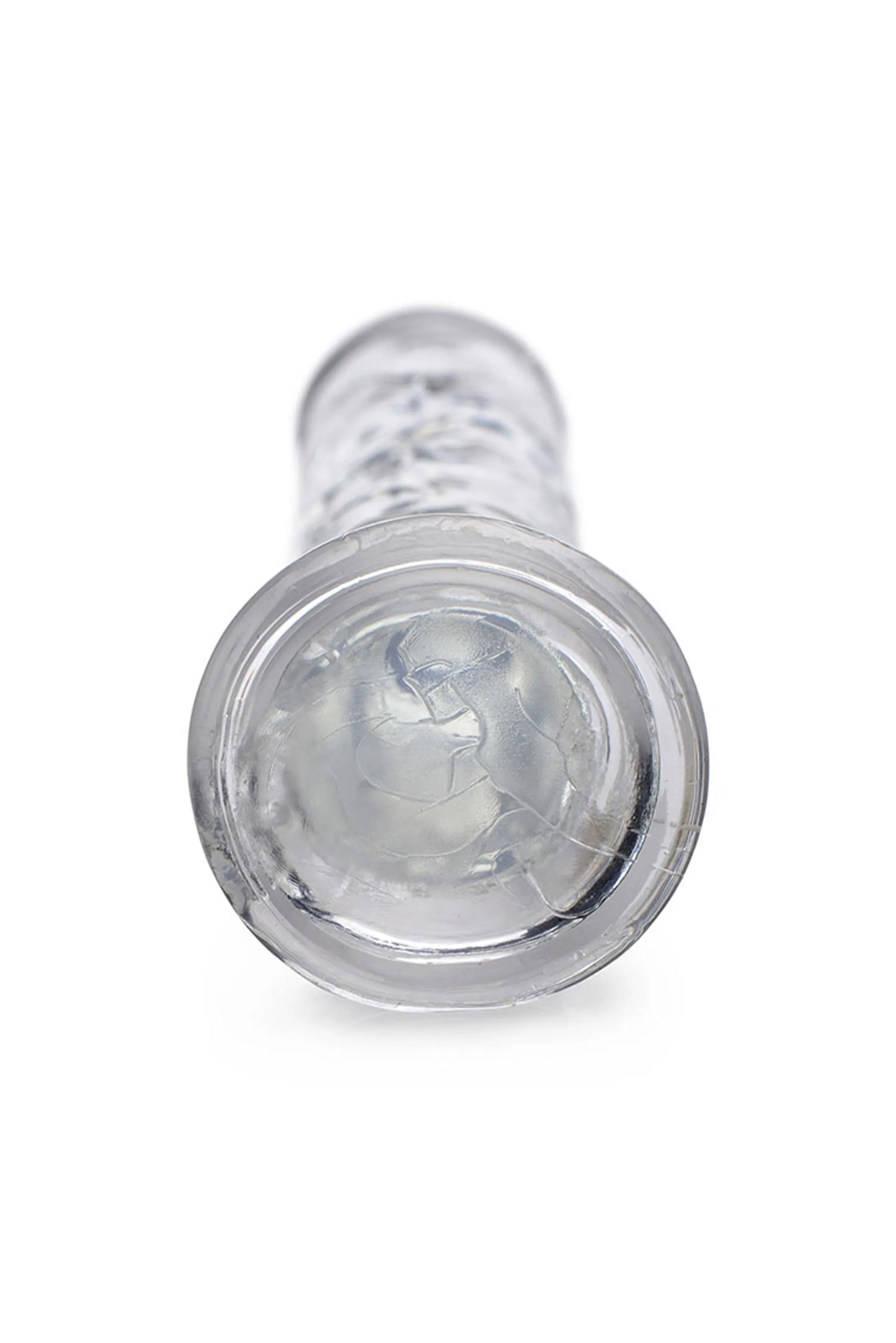 JOCK C-THRU 8IN CLEAR DILDO TPE