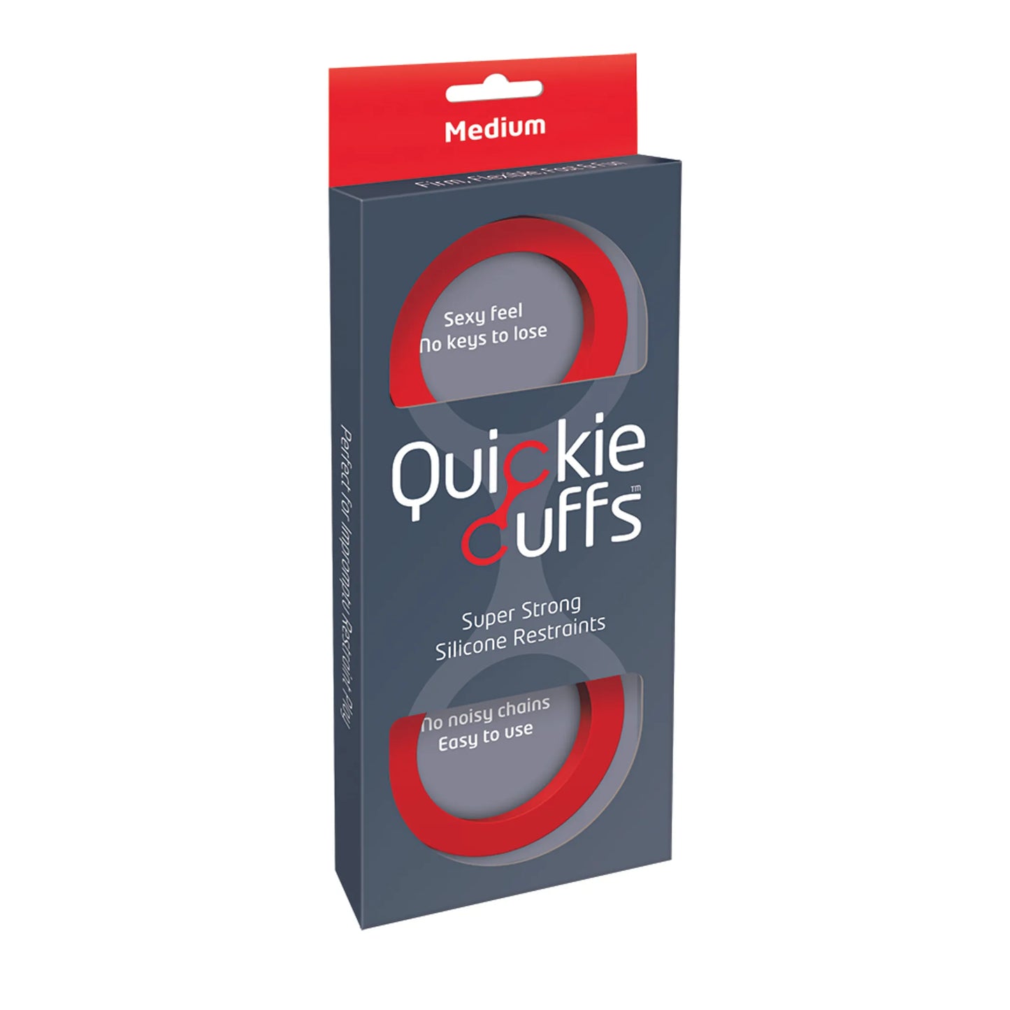QUICKIE CUFFS RED MEDIUM