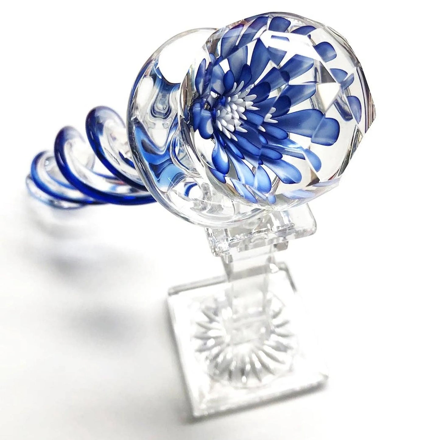 Faceted Implosion Twist Dildo