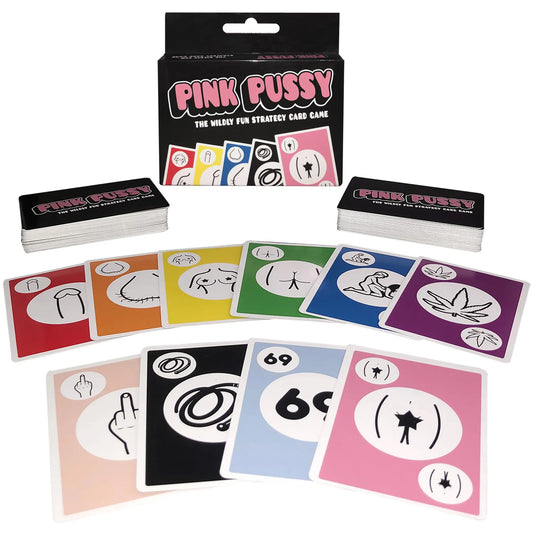 PINK PXSSYCARD GAME